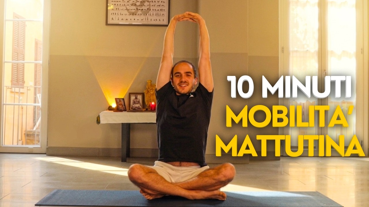 10 Minuti Yoga al Mattino | Risveglio Completo del Corpo - YouTube