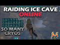 Raiding island ice cave online  ark