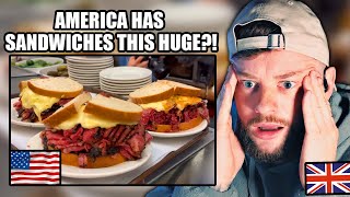 "THIS LOOKS INCREDIBLE" - British Guy reacts to Americas Most Famous Sandwich
