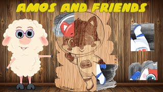 Amos and friends | Puzzles for kids vol 20