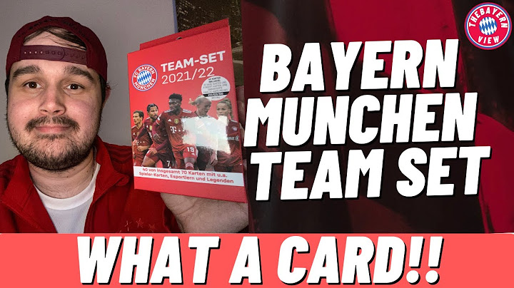 Opening FC Bayern München Team Set - Topps UK - Guaranteed Numbered Parallel Card