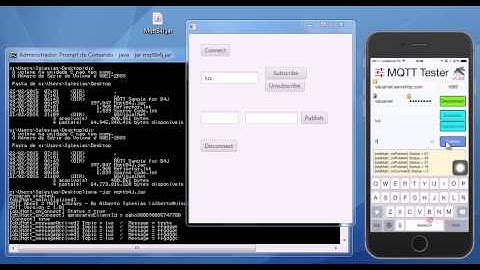 Example MQTT from B4J directly from JAVA
