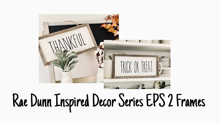 Rae Dunn Inspired Decor Series Esp 2 Frames