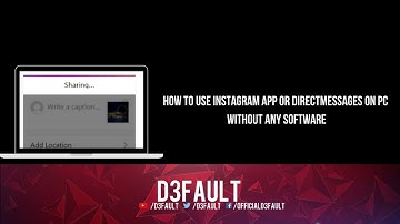 How to Use Instagram App or Direct Messages on PC Without any Software (2019)