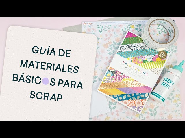 Materiales básicos en scrapbooking - Iníciate en esta técnica