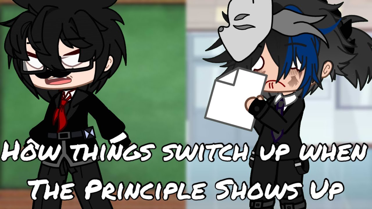 Hardstop Lucas // How Things Switch Up When The Principle Shows Up // Gacha Club Skit