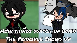Hardstop Lucas // How Things Switch Up When The Principle Shows Up // Gacha Club Skit