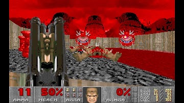 Ultimate DooD (Doom Mod) E3M1: HeleH KeeK = Hell Keep (100%)