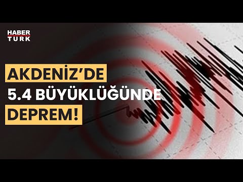 Son Dakika... Muğla açıklarında 5.4 büyüklüğünde deprem!