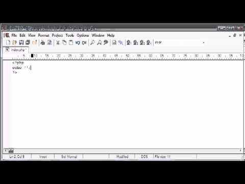 Beginner PHP Tutorial  9 - echo