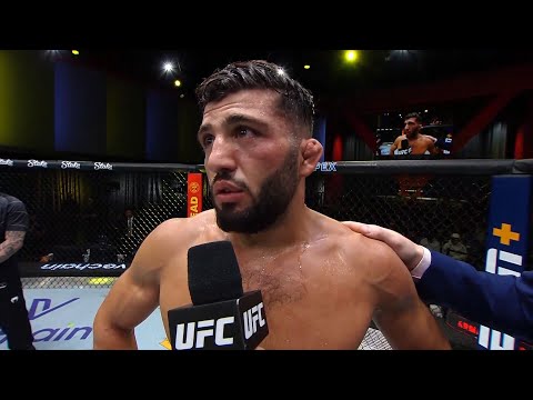 Arman Tsarukyan Octagon Interview  UFC Vegas 66