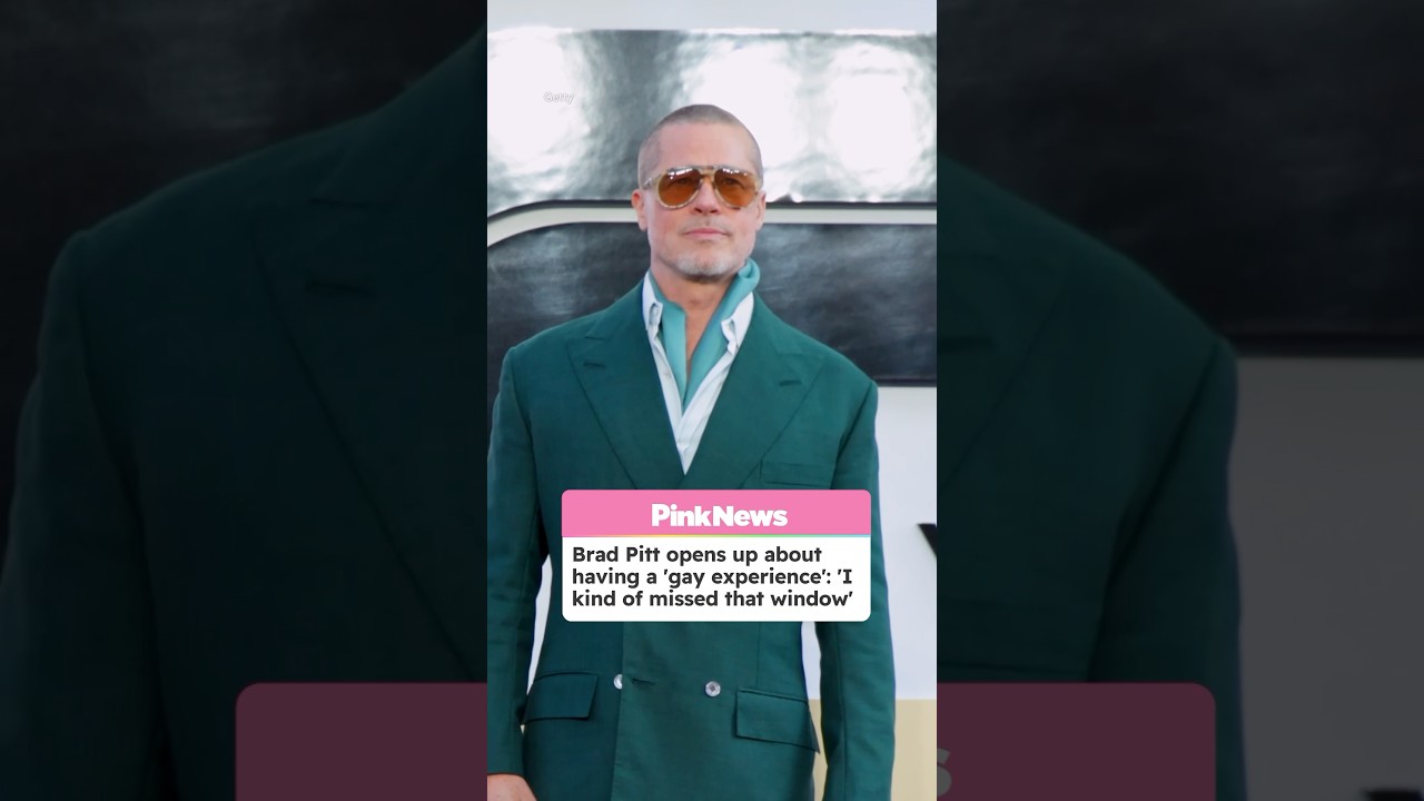 Brad Pitt Opens Up About Having A 'Gay Experience': 'I Kind Of Missed That Window' 