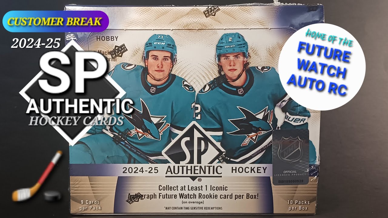 BEST BOX SO FAR!! 🫠💥 2024-25 SP AUTHENTIC HOCKEY BREAK FOR FUTURE WATCH AUTOGRAPH ROOKIE CARDS 💥