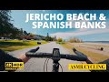 ASMR Cycling Jericho Beach and Spanish Banks in Vancouver [HDR 4K 60fps Immersive Audio]