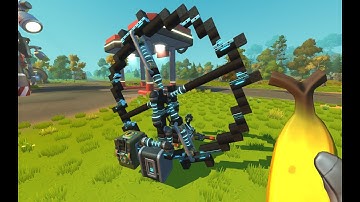 Scrap Mechanic Survival | HowToBuild - Basic Stable Monowheel Bike - Tutorial