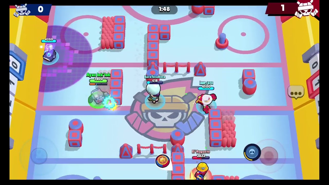 Brawl stars oynadım arkadaşımla