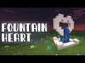 Minecraft: How to build Heart Fountain - Tutorial! [ Girl Builder in Minecraft #24 ]