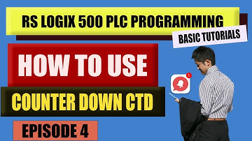 PLC BASIC TUTORIAL EP. 4 -  COUNTER CTD