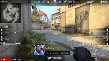 CS:GO - n0thing MATCH WINNING 1 vs 2 Clutch vs Natus Vincere @ ESL One Cologne 2017