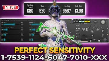 BGMI 3.5 UPDATE SENSITIVITY CODE | BGMI BEST SENSITIVITY SETTINGS | BGMI ZERO RECOIL SENSITIVITY
