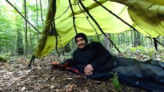 2 Night Solo Lean To and Canopy Camp/Hike Mushroom Hunt