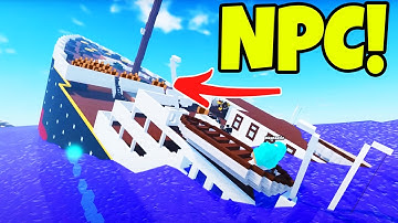 Sinking THE REALISTIC TITANIC In Sinking Simulator! | Roblox