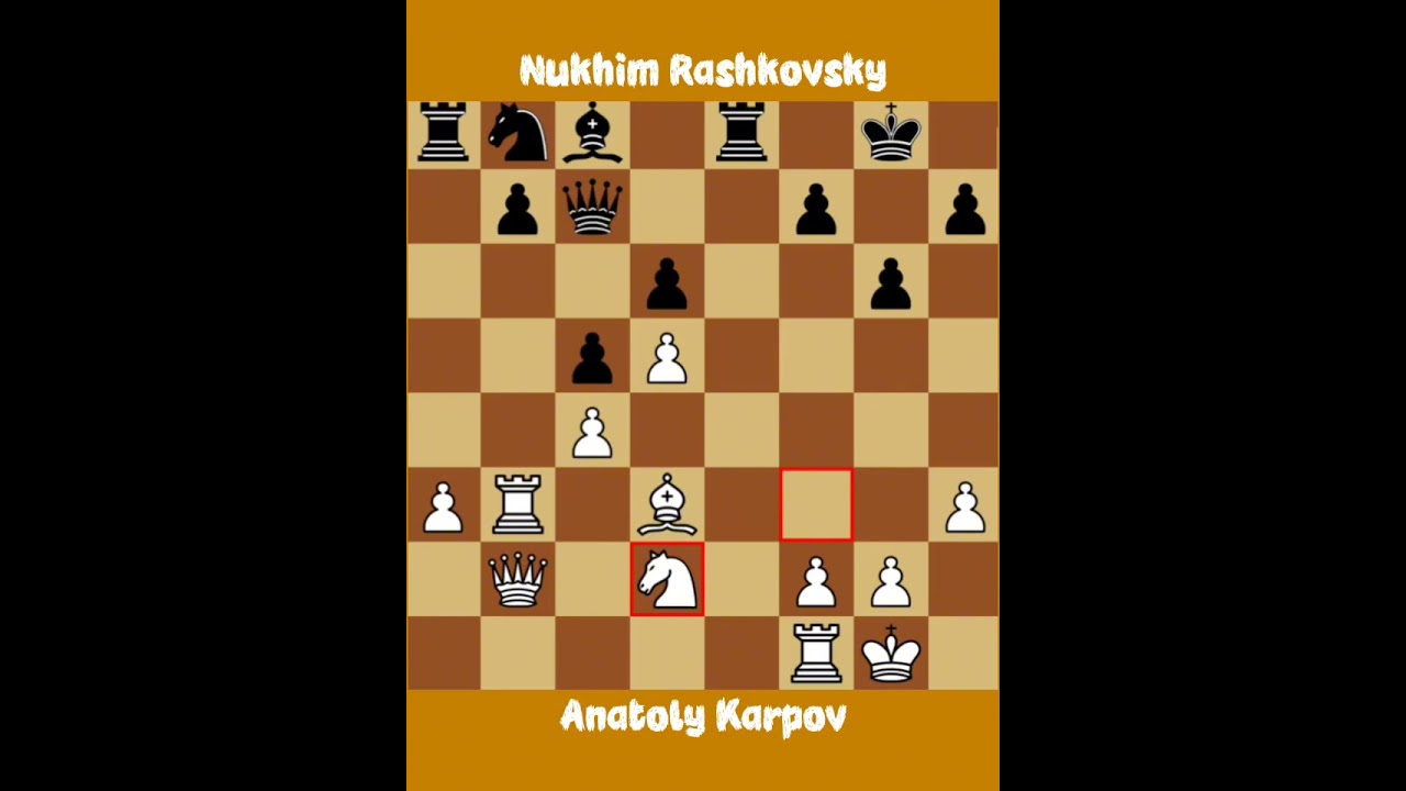 Anatoly Karpov vs Nukhim Rashkovsky ◉ USSR Championship 41st - Moscow 1973 