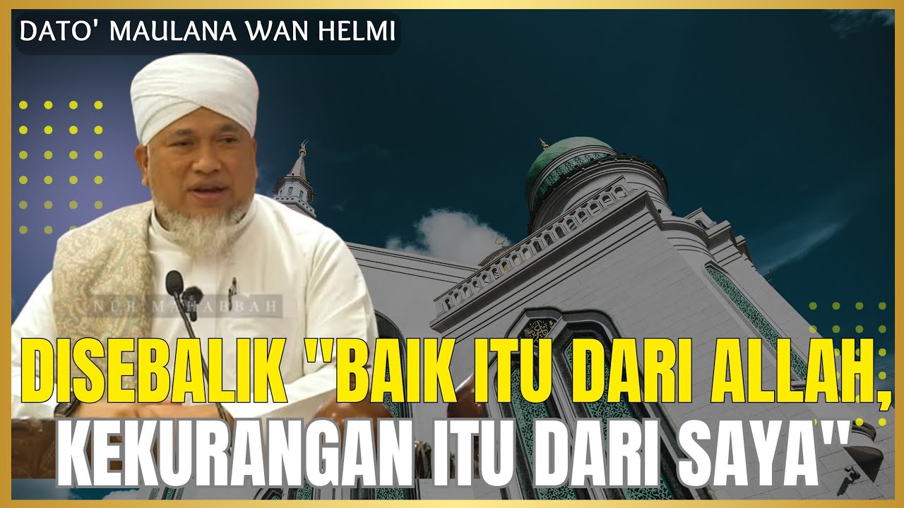 Memahami qodo' dan Qadar dalam neraca Ahli Sunnah Wal Jamaah - Dato' Maulana  Wan Helmi