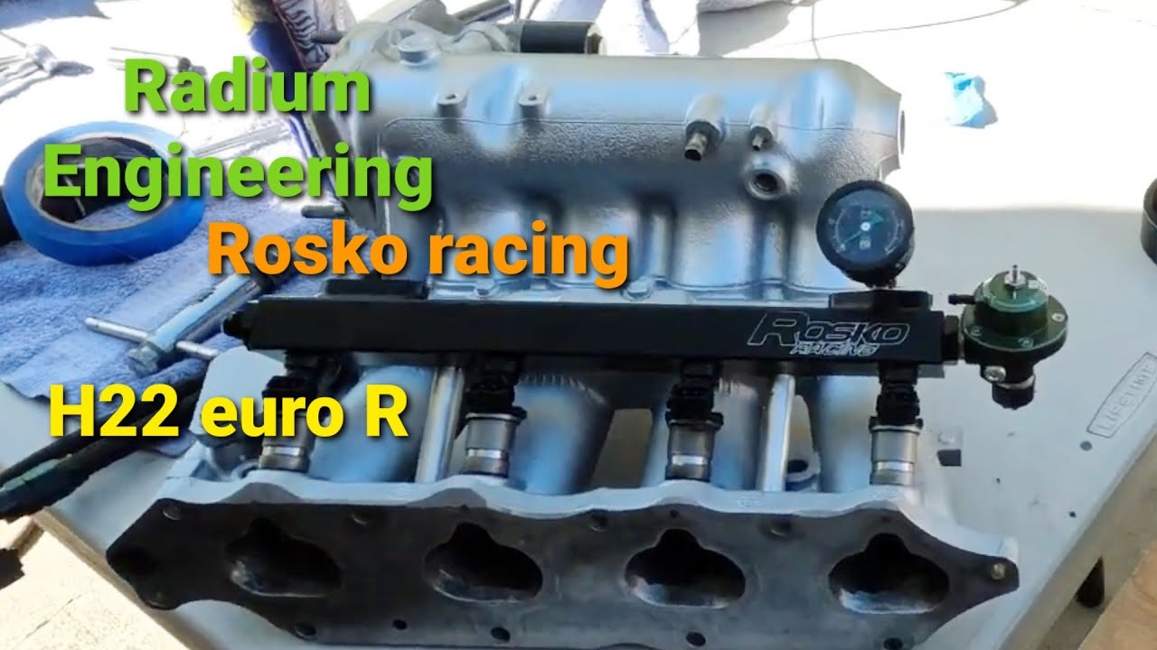 Radium Fuel Pressure Regulator with Fuel gauge install on Rosko racing