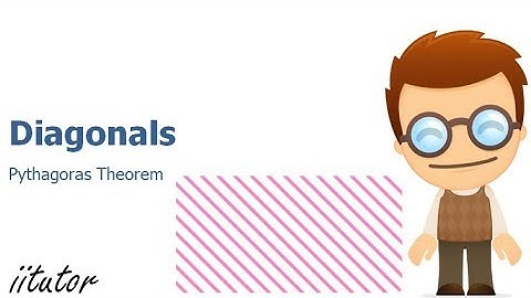 √ Finding Diagonals | Pythagorean Triads | Mathematics