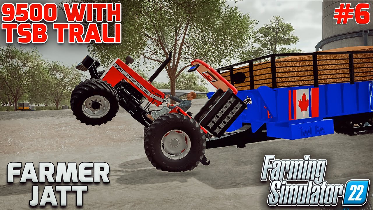 Massey 9500 with TSB Trala | Farming Simulator 22 #Ep5