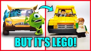 Mikes New Car - But Its Lego Stop Motion Monsters Inc Movie