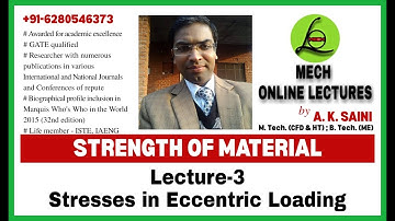 Eccentric Loading | Strength of Materials | Mechanics of Material | GATE
