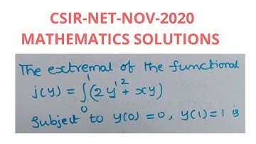 CSIRNET-MATHEMATICS-NOVEMBER2020-SOLUTIONS