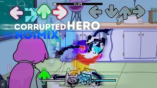 FNF CORRUPTED HERO NOIMIX | Finn | EPILEPSY WARNING