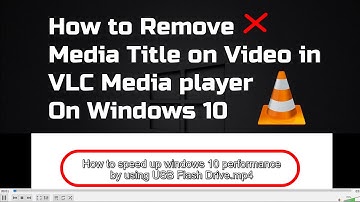 How to remove video title from VLC | Windows 10 | VLC Media Player