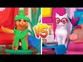 🌟 Кот БАБУШКИ VS современная КОШКА! 💖 Аксессуары для МИНИ КОШЕК 😍 FIMO Мастер класс Анна Оськина