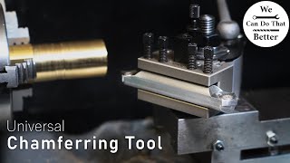 #roughcut2022 Making A Universal Chamferring Tool For The Lathe