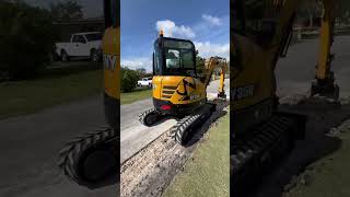 8” Dip Water Main Installation with a #SANY SY35U Mini Excavator