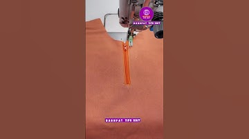 📎How to make a simple placket zipper #shorts #shortsfeed