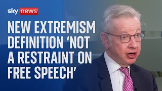 New definition of extremism 'not a restraint on free speech'