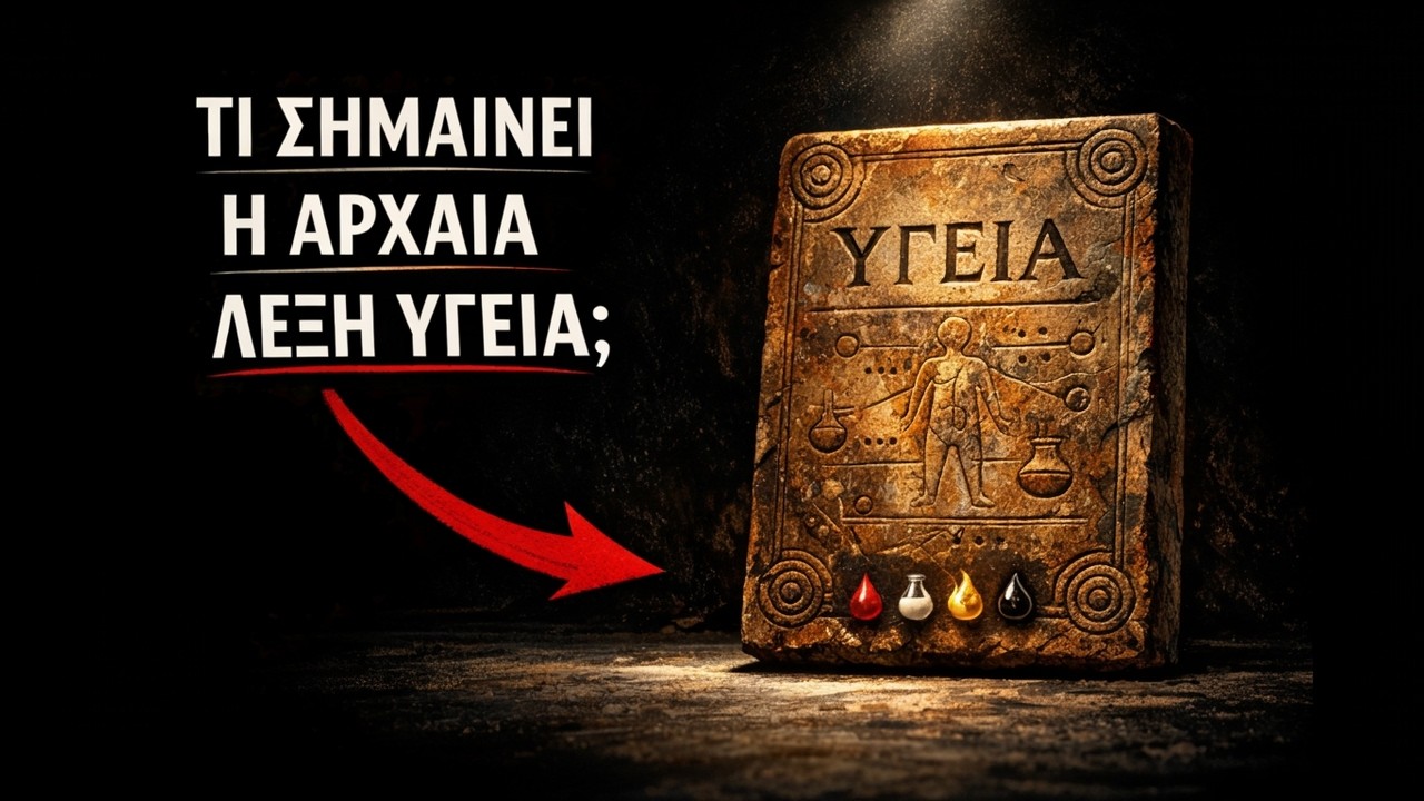 Τί σημαίνει η Αρχαία Ελληνική Λέξη ΥΓΕΙΑ;