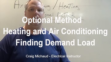 Optional Method  Finding Air Conditioning and Heat demand loads Part 2