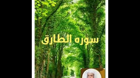 سورة الطارق بصوت الشيخ خالد الجليل