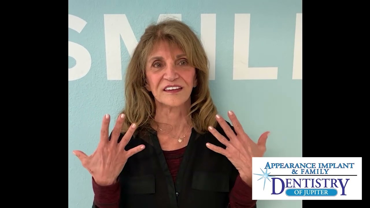 See what our patients have to say! #3 - Appearance Implant Dental of Jupiter