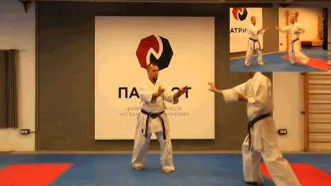 Uechi-ryu karate do / kata Kanshiwa / Kanshiwa bunkai / errors in the execution of kata Kanshiwa