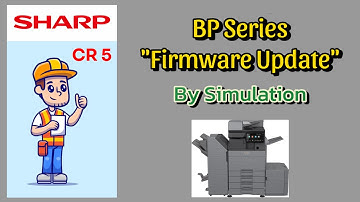 Sharp BP-70C65 Firmware Update || How to Update Firmware by Simulation?