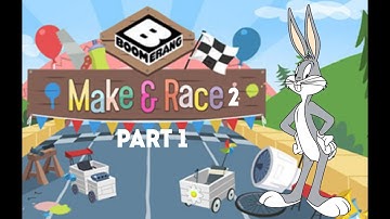 Boomerang Make and Race 2 ‏Gameplay Part 1 One Tricky Rabbit And A Wild Coyote For A Hot Dog Cup