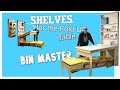 Building Shelves for My Foldaway WorkBench - Drop Down Workbench Storage