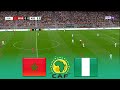 MOROCCO Vs NIGERIA Live Africa Cup Of Nations 2026 14 January 2026 Simulation PES 2021 Gameplay